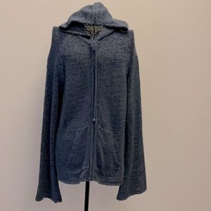 BCBG MaxAzria STEEL BLUE loose knit sweater